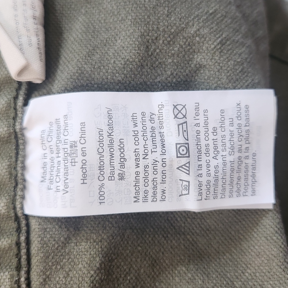 Madewell Khaki Utility Military Dispatch Cargo Green Jacket Size XXS - Picture 10 of 16